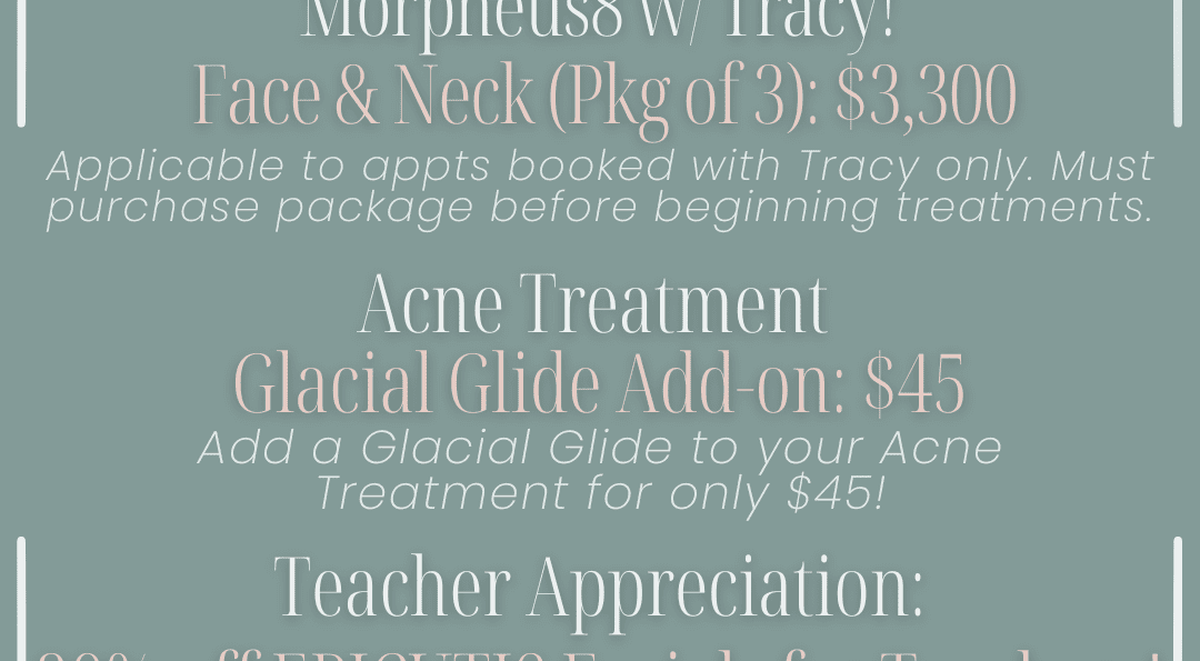 VociMedSpa August 2025 Specials