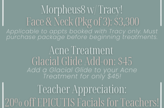 VociMedSpa August 2025 Specials